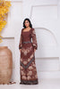 Vestido Onça Floral Decote Quadrado