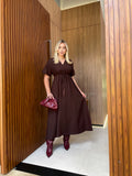 Vestido Liso Amarração