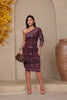 Vestido Vinho Tinto Tule