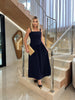 Vestido Liso Corte Lateral